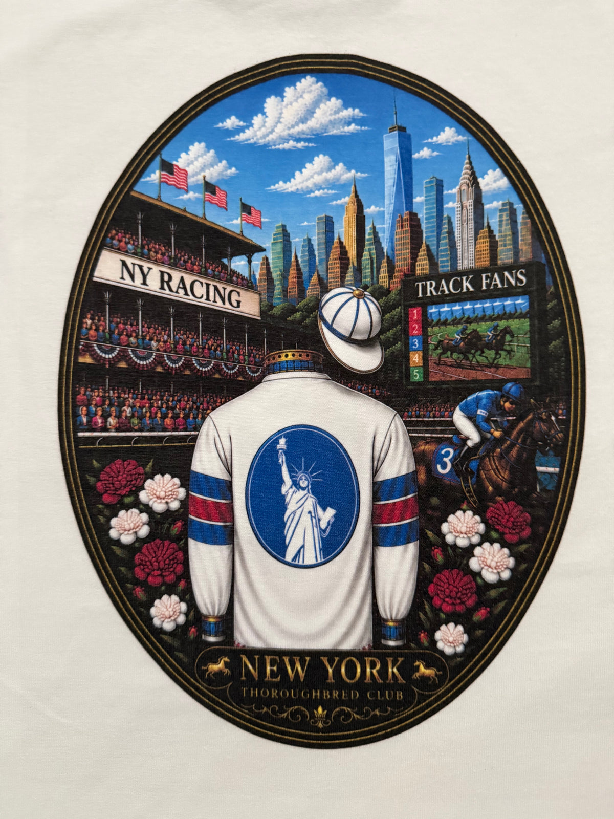 New York Track Fans t-shirt with/without pocket